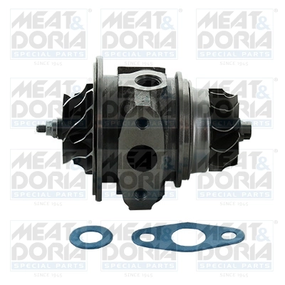 Core assembly, turbocharger